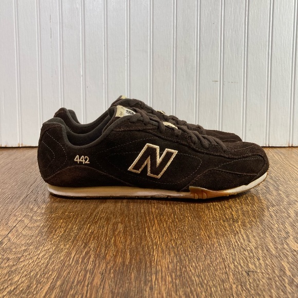 new balance 442 black suede